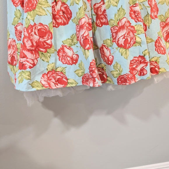 Floral Cap Sleeve Dress - Picture 8 of 13